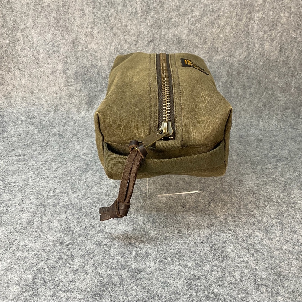Filson Olive Canvas Toiletry Bag
